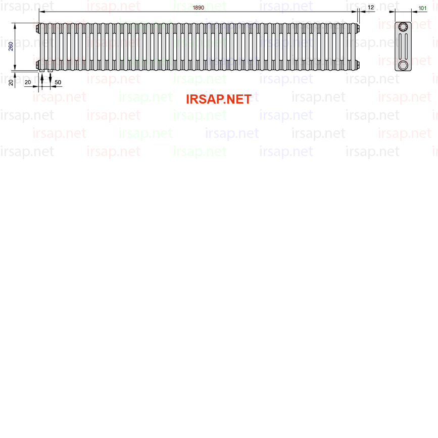 Радиатор IRSAP Tesi 30260/42 T18 CL 01